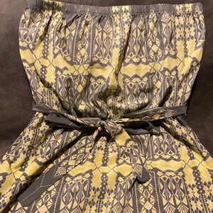 Olive & Oak Long Strapless Dress